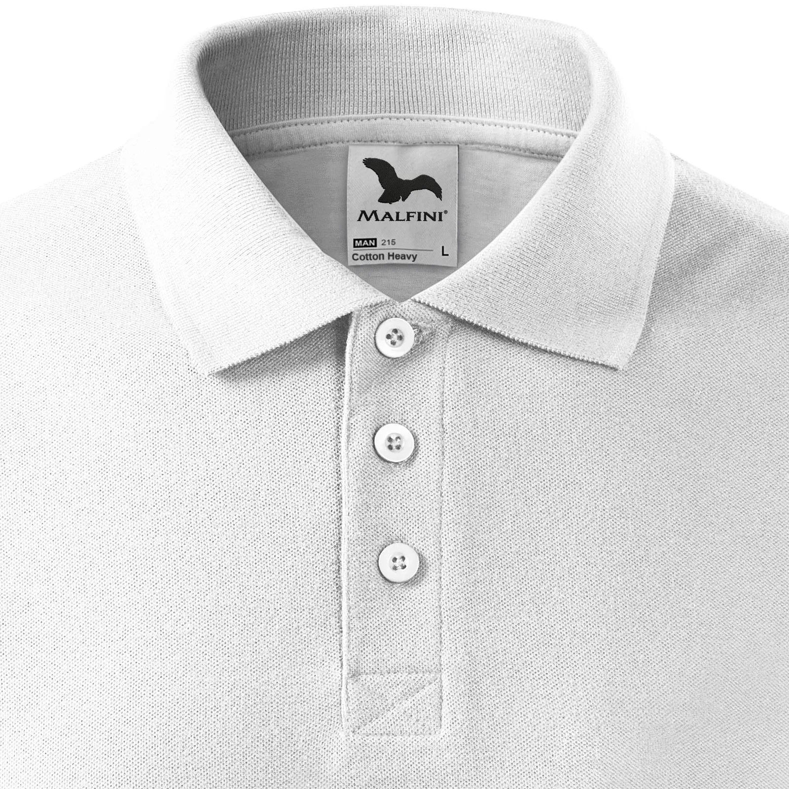 Polo épais pour homme - Fermeture à 3 boutons
