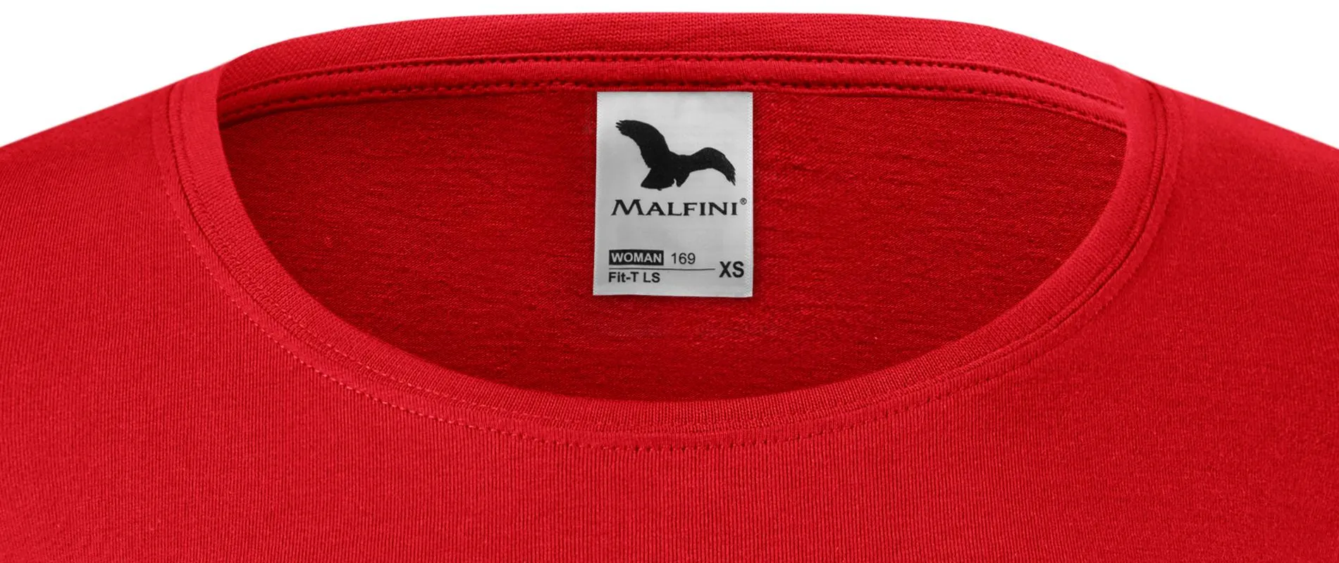 T-shirt femme à manches longues - Encolure ronde plus profonde