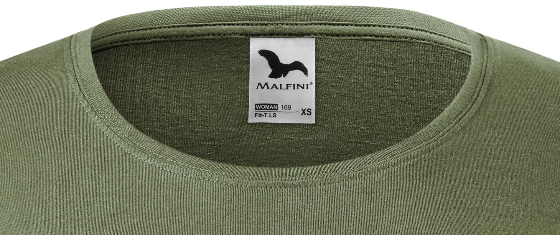 T-shirt femme à manches longues - Encolure ronde plus profonde