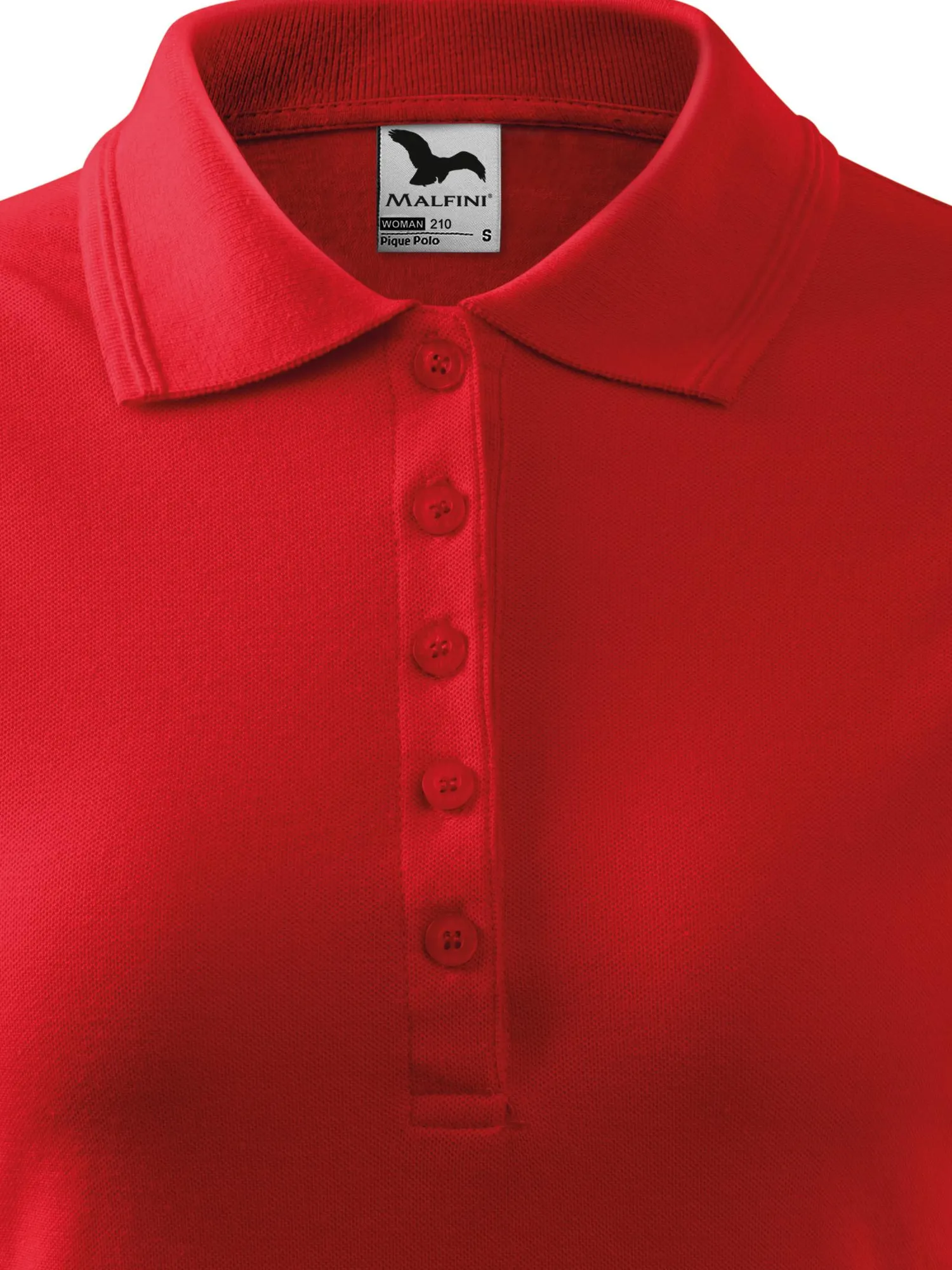 Polo élégant pour femme - fermeture à 5 boutons