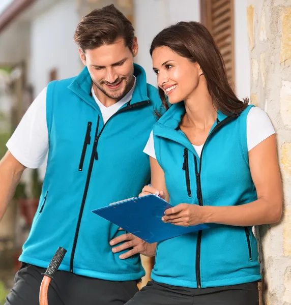 Veste polaire contrastée - Gilet polaire unisexe - pour femmes et hommes