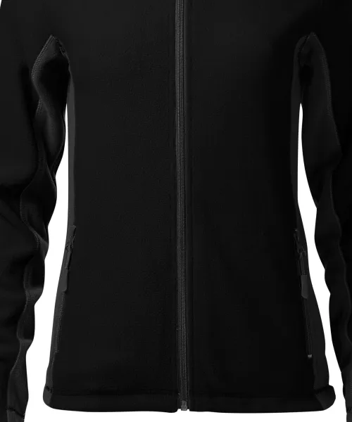 Veste contrastée en molleton pour femme - Coupe légèrement effilée