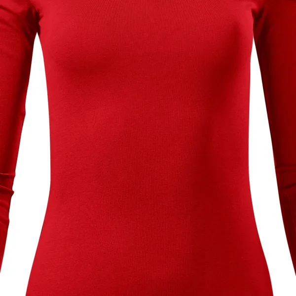 T-shirt femme à manches longues - Coupe légèrement ajustée