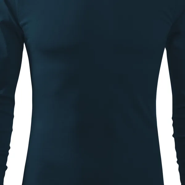 T-shirt à manches longues pour hommes - Coupe légèrement ajustée