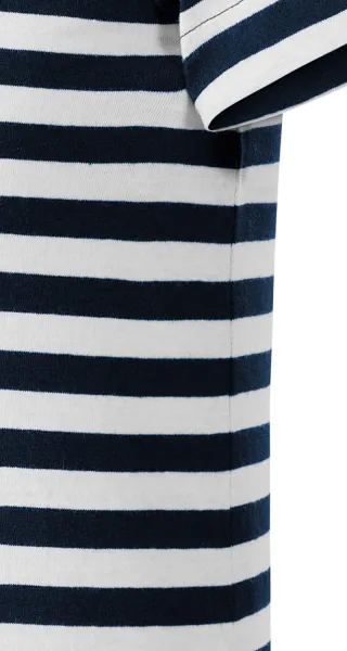 T-shirt marine enfant - Coupe avec coutures latérales