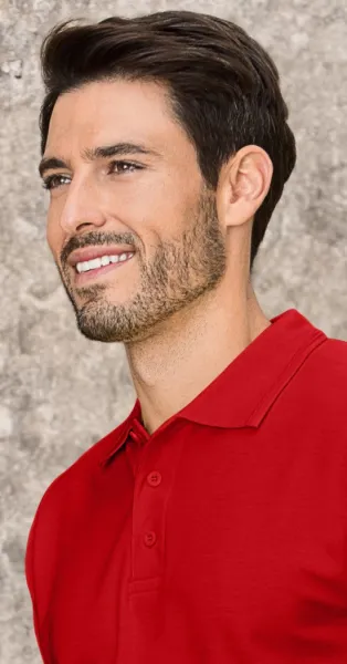 Polo ample homme - fermeture à 3 boutons