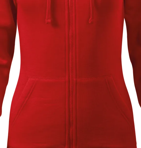 Sweat femme à capuche - Coupe fuselée avec coutures latérales