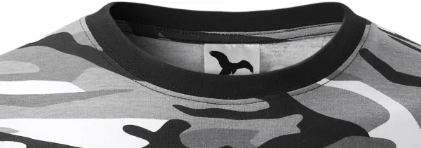 T-shirt camouflage - Encolure ronde classique