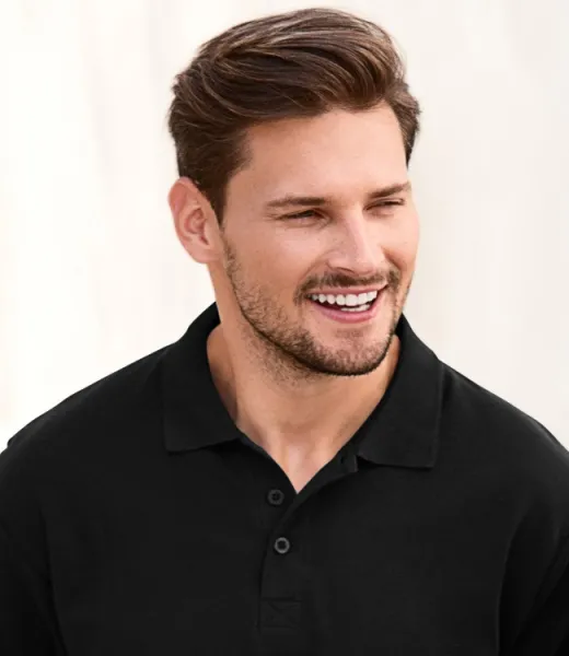 Polo élégant pour homme - Fermeture à 3 boutons