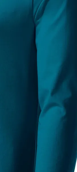 T-shirt ajusté à manches longues pour hommes - Coupe avec coutures latérales