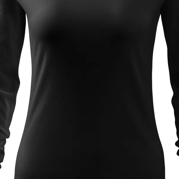 T-shirt près du corps pour femme, décolleté en V - Coupe légèrement effilée