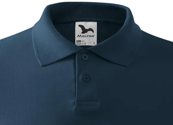 Polo à manches longues pour hommes - Fermeture à 2 boutons
