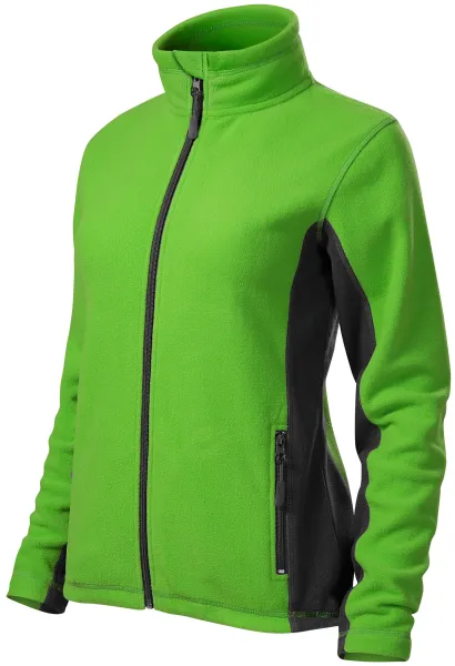 Veste contrastée en molleton pour femme - Veste polaire femme avec éléments contrastés