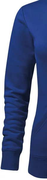 Sweat femme à capuche sans zip - manches longues classiques