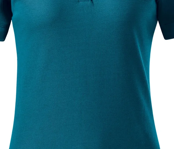 Polo femme coton bio - Coupe légèrement effilée