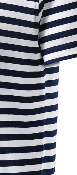 T-shirt façon marine - Coupe avec coutures latérales