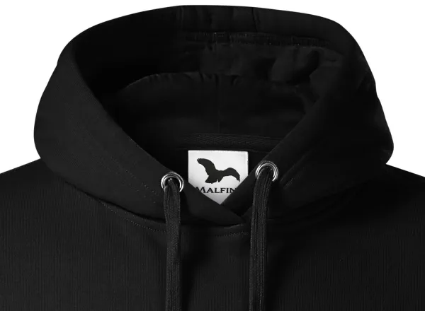 Sweat homme à capuche sans zip - Capuche avec cordons de serrage