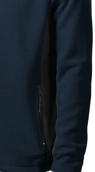 Veste polaire homme contrastée - Détails contrastés sombres