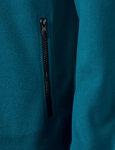 Veste polaire unisexe chaude - Poches pratiques avec fermeture éclair