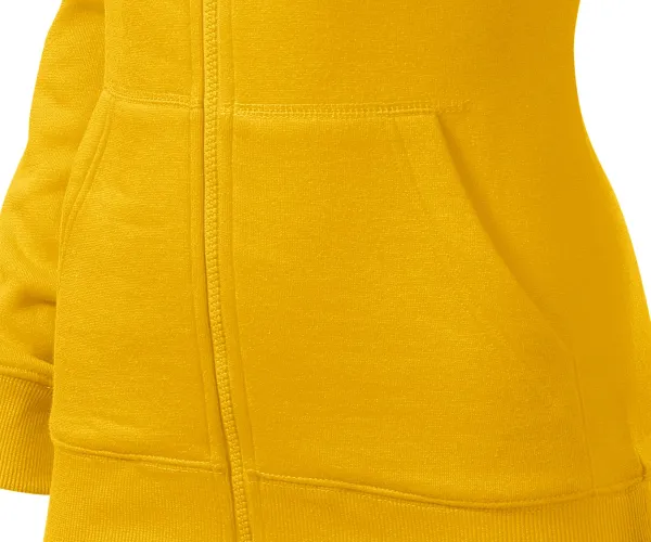 Sweat femme à capuche - poches de style kangourou