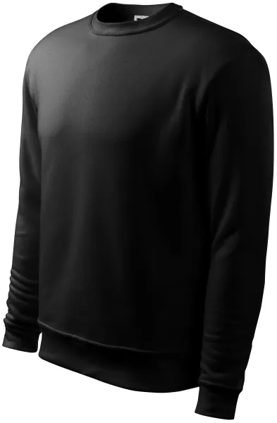 Sweat-shirt homme/enfant sur la tête, sans capuche - Sweat-shirt simple pour homme, sans fermeture éclair ni capuche