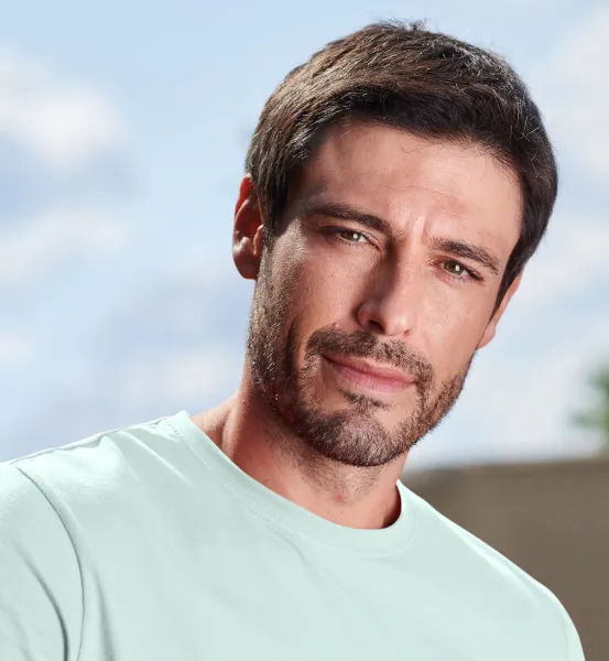 T-shirt simple homme - Encolure ronde classique