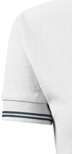 Polo contrasté pour femme - Manches courtes classiques