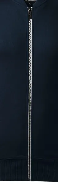 Sweat-shirt femme avec poches cachées - Fermeture éclair en métal blanc