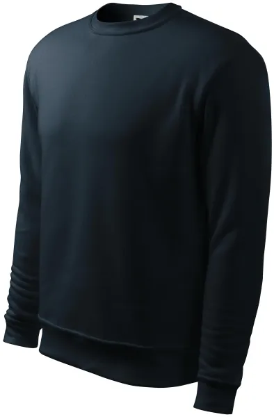 Sweat-shirt homme/enfant sur la tête, sans capuche - Sweat-shirt simple pour homme, sans fermeture éclair ni capuche