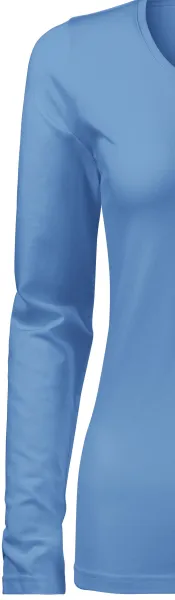 T-shirt ajusté à manches longues pour femme - Manches longues classiques