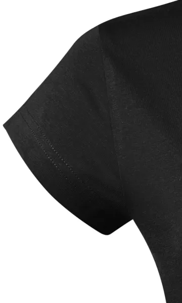 T-shirt coupe slim femme à encolure ronde - Manches courtes