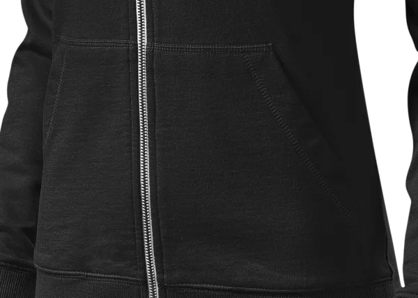 Sweat-shirt contrasté à capuche pour femme - poches de style kangourou