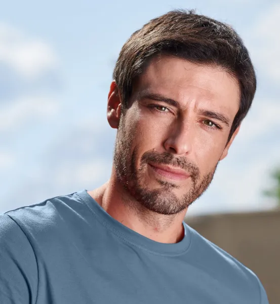 T-shirt simple homme - Encolure ronde classique