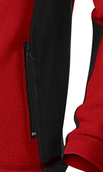 Veste polaire enfant contrastée - Poches pratiques avec fermeture éclair