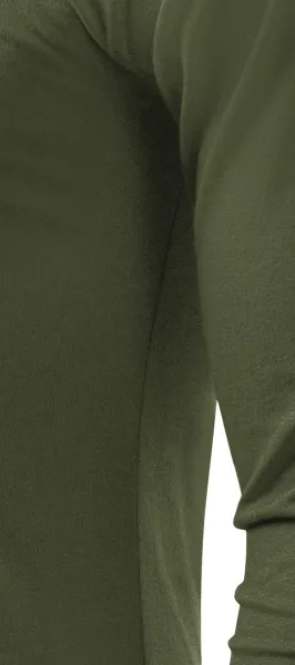 T-shirt à manches longues pour hommes - Coupe avec coutures latérales
