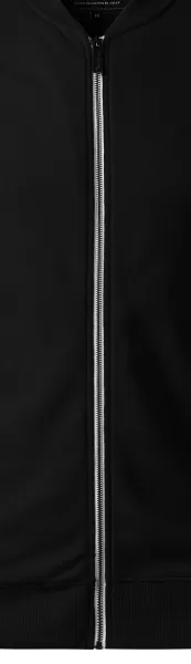 Sweat homme avec poches cachées - Fermeture éclair en métal blanc