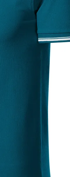 Polo homme contrasté - Coupe avec coutures latérales