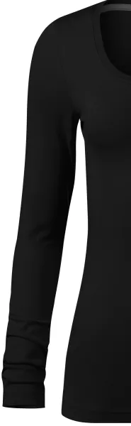 T-shirt femme à manches longues et décolleté plus profond - Manches longues classiques