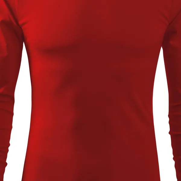 T-shirt à manches longues pour hommes - Coupe légèrement ajustée