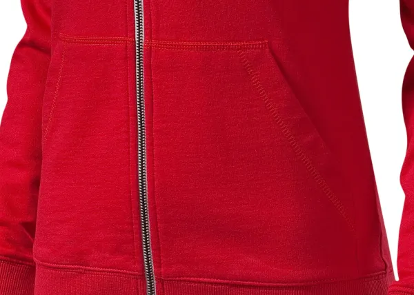 Sweat-shirt contrasté à capuche pour femme - poches de style kangourou