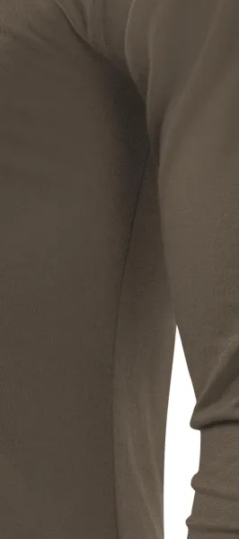 T-shirt à manches longues pour hommes - Coupe avec coutures latérales