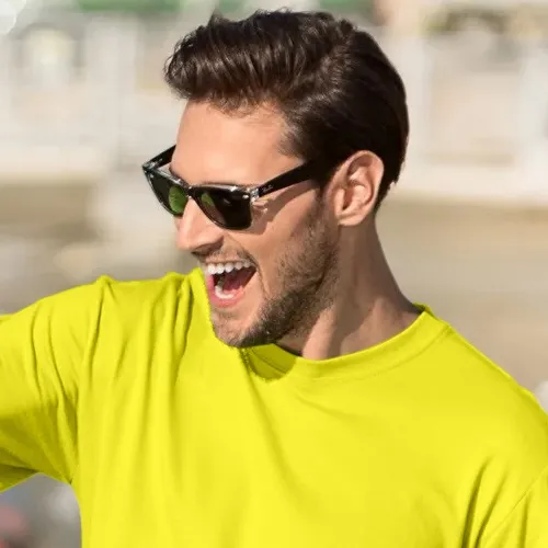 T-shirt classique pour hommes - Encolure ronde classique