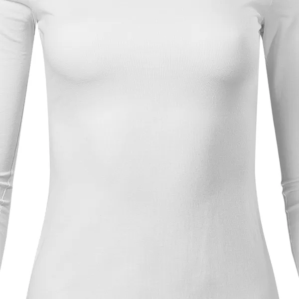 T-shirt femme à manches longues - Coupe légèrement ajustée