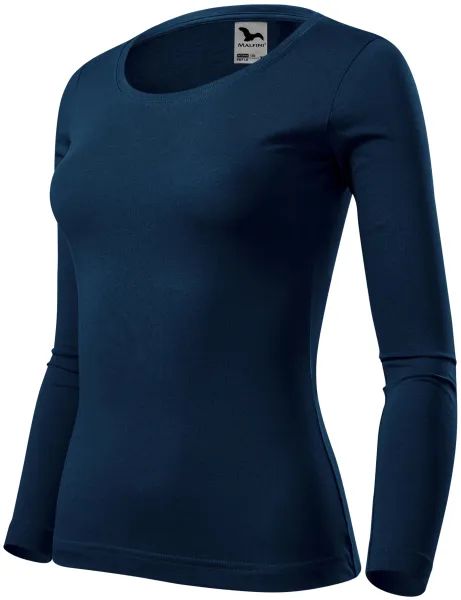 T-shirt femme à manches longues - T-shirt en coton pour femme pour tous les jours