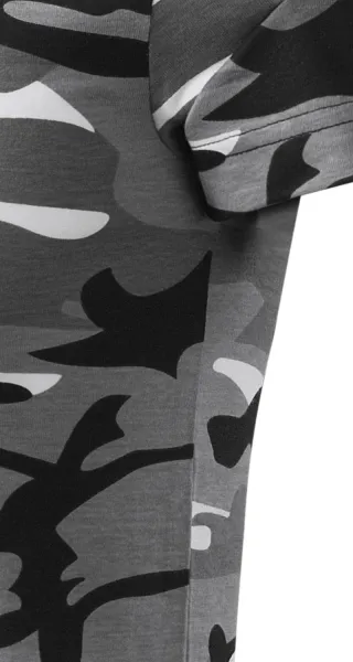 T-shirt camouflage - Coupe avec coutures latérales