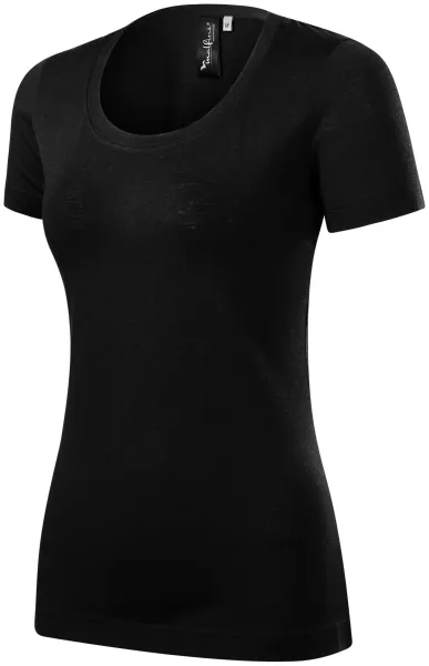 T-shirt femme en laine mérinos - Coupe avec coutures latérales