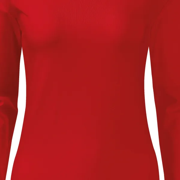 T-shirt ajusté à manches longues pour femme - Coupe légèrement effilée