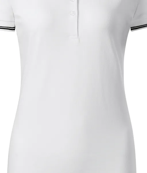Polo femme à manches courtes - Coupe fuselée et ajustée