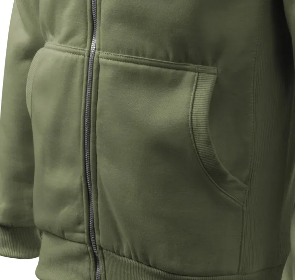 Sweat homme simple sans capuche - poches de style kangourou