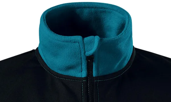 Veste polaire unisexe chaude - Fermeture zippée jusqu'au menton